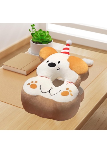 Homyl Ofis Masası Yastık Seyahat Yatak Odası Kanepe Için Çok Sarı Kulak Battaniye Yok