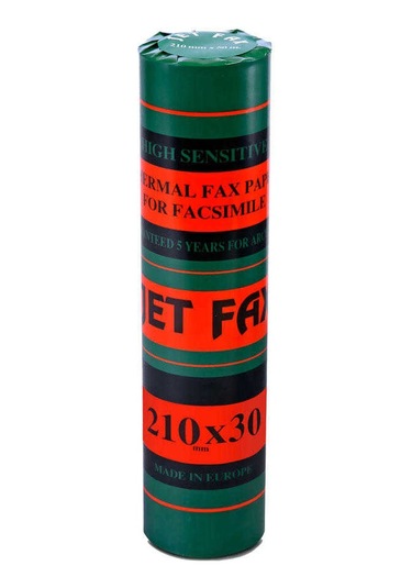 Jetfax Faks Kağıdı 210 MM X 30 MT 1 Rulo  5 Adet
