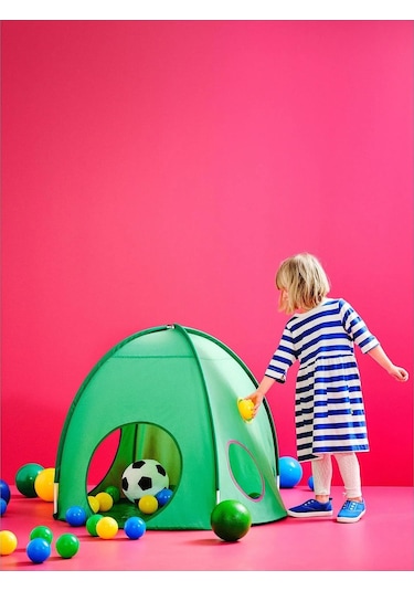 Çocuk Oyun Çadırı Meridyendukkan Yeşil Renk 98x80 Cm Çadır Oyun Evi
