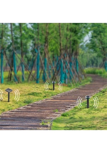 Ulzyvf Ultrasonik Su Set Kovucu Koruyucu Güneş Geçirmez Fare Enerjili Bahçe 2'li - Tv