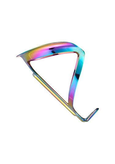 Supacaz Fly Cage Ano Alüminum Bisiklet Matara Kafesi - Oil Slick Siyah