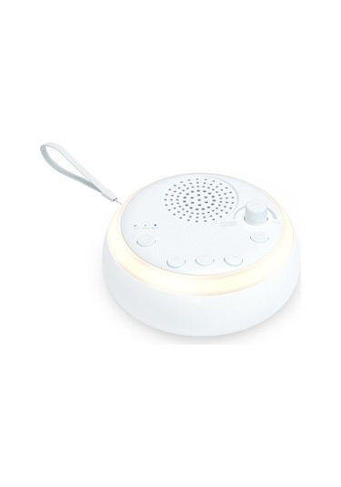 Shineyee Beyaz Renkli 1000mah Usb Type-c Şarjlı 16 Sesli Rahatlatıcı Ses Makinesi Beyaz