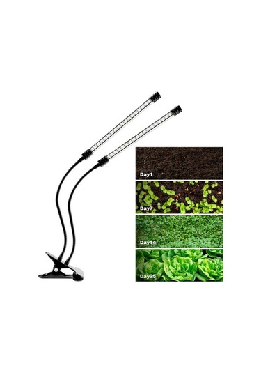 Besthome1 Optimum Bitki Büyütme Lambası: Ayarlanabilir Boyun, 5 Parlaklık, 4/8/12h Zamanlayıcı, Tam Spektrum Led Işık Diğer