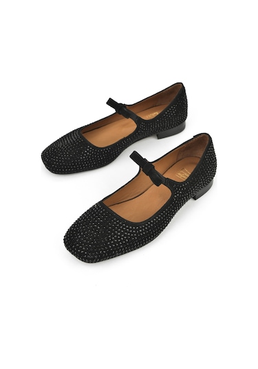 Ziya, Kadın Hakiki Deri Babet 1531050z25150444y Siyah 1531050z25150444y 000 Siyah