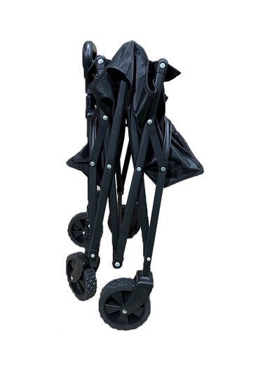 Yek Outdoor Mini Katlanabilir Evcil Hayvan Taşıma, Plaj Ve Kamp Arabası Siyah