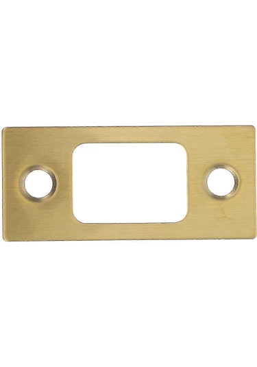 Kapı Mandalı Çarpma Plakası Ahşap Kapı Montajı Aşınmaya Dayanıklı Dikdörtgen Şekil 1 Paket