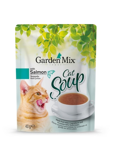 Gardenmix Somonlu Kedi Çorbası 5 Paket 40g