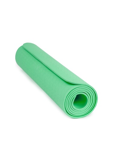 Yumuşak Ve Kaymaz Yüzeyli Yoga & Pilates Matı - 6mm Kalınlık, Hafif Ve Taşınabilir Spor Matı Yeşil