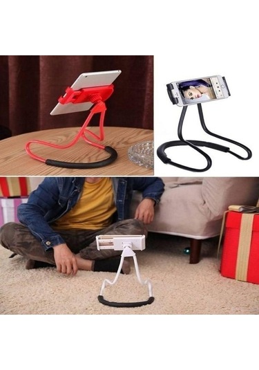 Dima Home-044 Boyunluk Telefon Taşıma Aparatı Siyah