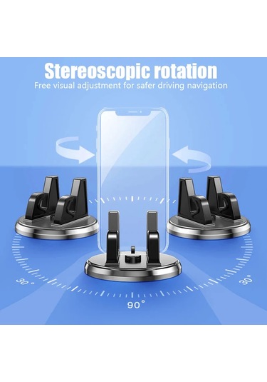 Liangmei 360 Derece Dönen Araç Telefonu Tutucu Dashboard Tutucu