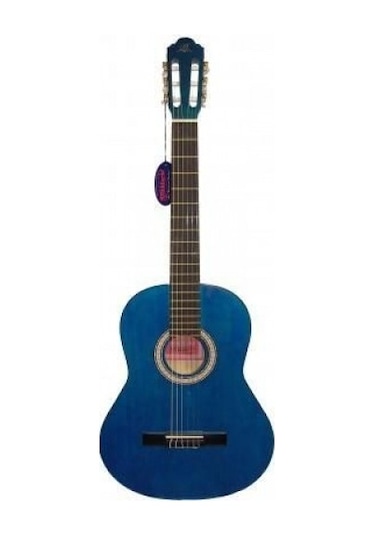 Barcelona Lc3900Bl Mavi Renk Tam Boy Klasik Gitar-Kılıf