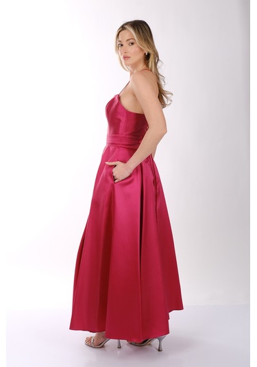 Abiye Elbise Dori 00kb7078 Vişne