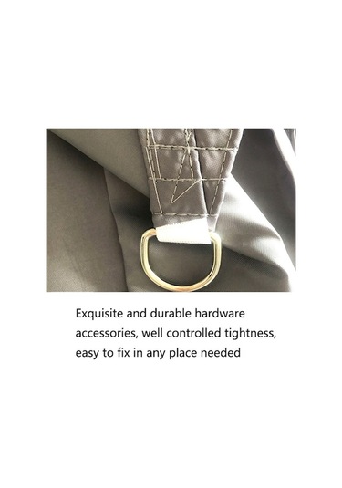 Wondernest Üçgen Açık Bahçe Güneşlik Yelken Su Geçirmez Anti-uv Gölgelik Kırmızı 2x2x2m Kırmızı