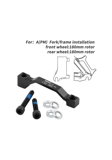 Suntek Bisiklet Disk Fren Adaptörü Braketi Aksesuarları Siyah