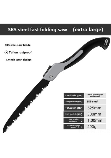 Monyee Ev Ve Bahçe İçin El Testeresi, Taşınabilir Katlanabilir, Hızlı Kesim, Ağac Kesme, Meyve Ağacı Budama, Dış Mekan Araçları Büyük Boy