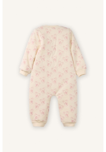 Defacto Kız Bebek Desenli Tulum G7774a526sper153 Ekru-er153