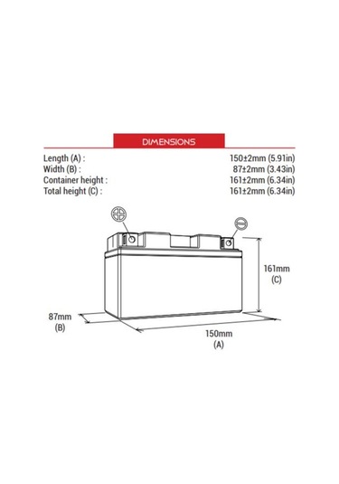 Bs Battery Btx16-bs Motosiklet Aküsü
