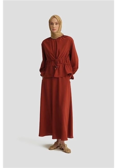 Armine Çift Tünelli Takım 25y6016 Koyu Kırmızı Koyu Kırmızı