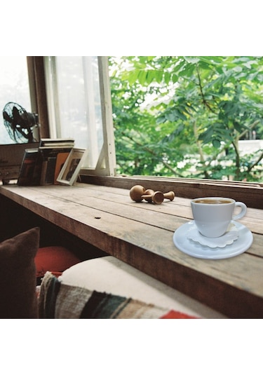 Kağıt Bardak Altlığı Cam Bardak Altlığı 90 Mm Yuvarlak 250 Adet Beyaz