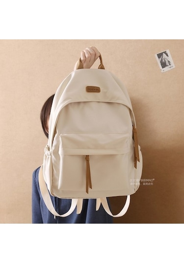 Bayan Ortaokul Öğrencileri, Ortaokul Öğrencileri Için Çok Yönlü Okul Çantaları, Sırt Çantaları, Sade Orman Tarzı Şık Sırt Çantaları 9gacdm Beyaz