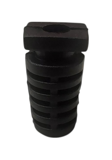 100 Adet - Sr Modeli 3.6 Mm Delikli Kablo Koruma Klipsi Siyah Renk, Esnek Plastik Malzeme