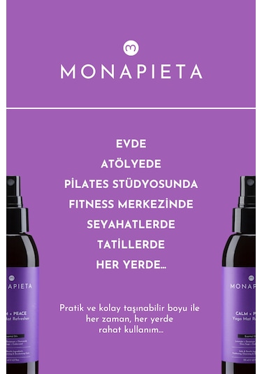 Monapieta Yoga Matı Temizleme Spreyi 125 ML