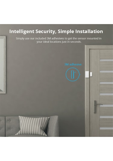 Teltree Sonoff Snzb-04p Zigbee 3.0 Akıllı Kapı/pencere Sensörü - Uygulama Bildirimleri, Akıllı Senaryo Bağlantısı, Pil Desteğiyle Zigbee Ağ Geçidi Gereklidir