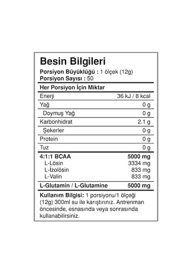 Bigjoy Big2 Bcaa + Glutamine 600 Gram-Karpuz
