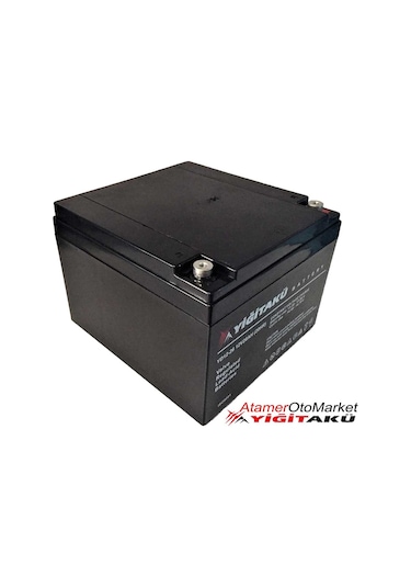 12v 26 Ah-amper Agm Ups Cihazı Aküsü Yiğit Akü-