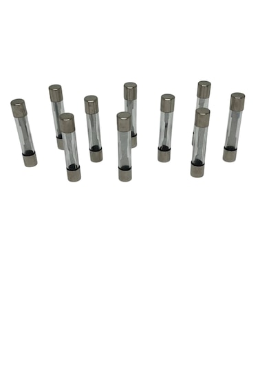 10 Adet 15 Amper 30mm Büyük Boy Cam Sigorta 15a