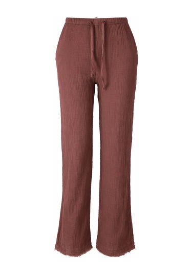 Trender Kanvas Kadın Pantolon 5504 Mürdüm