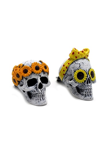 Singree 2 Adet Otomobil Havalandırma Deliklerinden Hayalet Kafa Kokulu Klips - 2 Adet Kokusu Taşıyıcı Tablet İçeren Araç Dekorasyon Aksesuarı