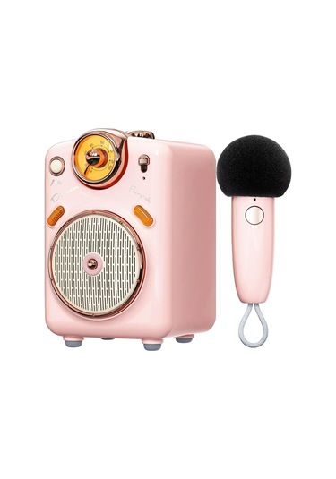 Gçavm Sevimli Mikrofonlu Hoparlör, Şarkı Söylemek Veya Konuşmak İçin 7 Farklı Ses Modu, Kız-127791