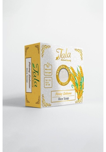 Tala Doğal Cilt Beyazlatıcı Aydınlatıcı Pirinç Sabunu 150 G