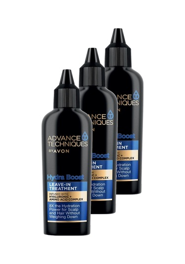 Avon Advance Techniques Hydra Boost Nemlendirici Durulanmayan Saç Bakım Kremi 3 x 50 ML