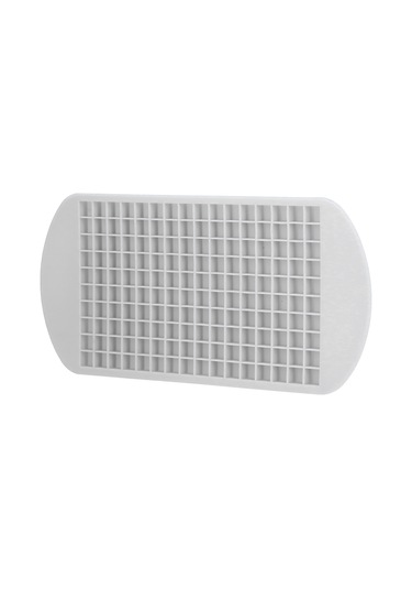 Shineyee 160 Hücre Silikon Buzluk Kalıbı Mini Kare Buz Taneleri, Lehimsi Çıkarım, Gıda Grubu, Mikrodalga Uyumlu, Kolay Temizlenir Beyaz