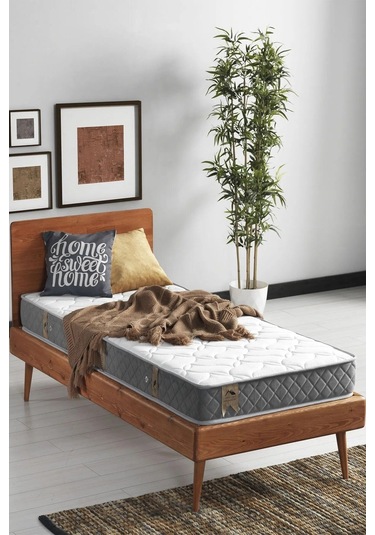 Aksviva Prestij Tek Kişilik Örme Kumaşlı Çift Taraflı Yatak