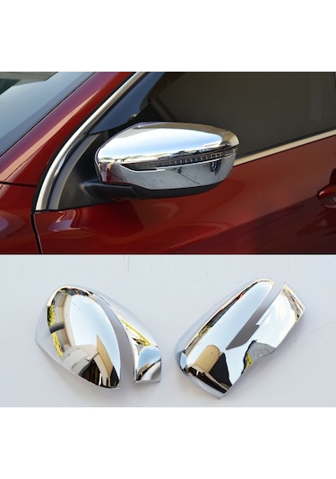 Nissan Qashqaı 2014-2020 Arası Abs Krom Ayna Kapağı 2 Prç