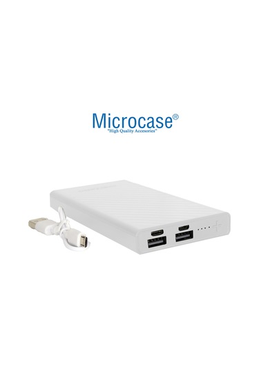 Onezero T5 2 Usb Port'lu 10000 Mah Kablosuzpowerbank Beyaz Al3950