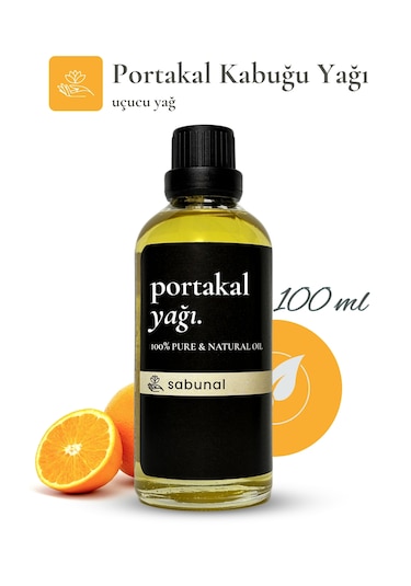 Sabunal Portakal Kabuğu Yağı 100 ML Aromaterapi Ve Cilt Bakım Yağı
