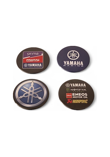 Motosiklet Magnet Set 1 Yamaha 4'lü Magnet Karışık Renkli