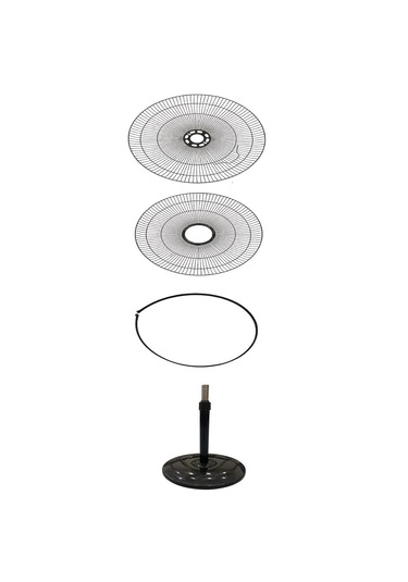 Joysıdea Vantilatör Döküm Ayağı, Ayarlanabilir Borusu, Ön Ve Arka