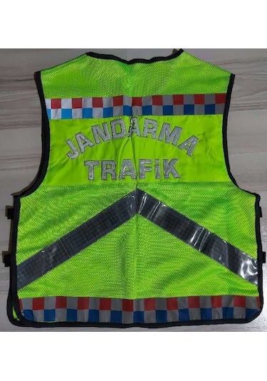 Yeni Model Jandarma Trafik Yeleği 1.Sınıf Yansıtıcı Reflektor Kul