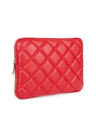 Kırmızı Laptop Kılıfı Evrak Çantası 15.6 & 16 İnç