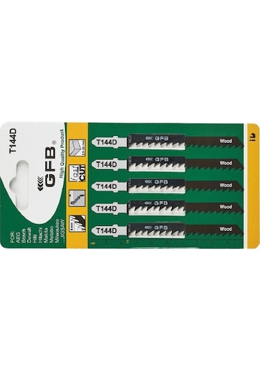 T 111 Dekupaj Testere Bıçağı Ahşap 5 Li Paket