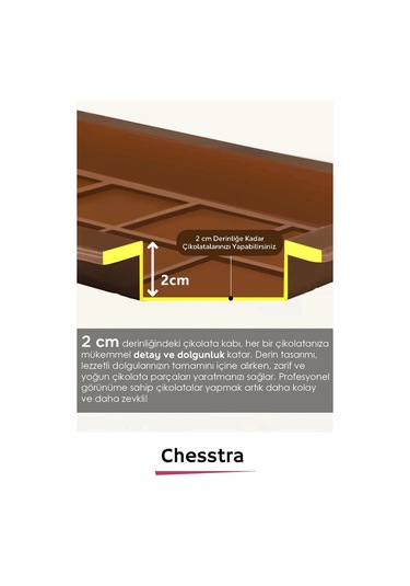 8 Bölme Bpa İçermez Esnek Dayanıklı Yüksek Isı Dayanıklı Dubai Çikolata Silikon Kalıbı Kabı 2 Adet Çok Renkli
