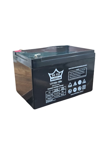 Ortec 12v 12ah Akü  Bakımsız Akü
