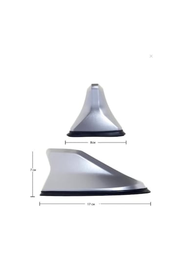 Extra Marketing Opel Omega Uygun Balina Shark Anten Köpek Balığı Anten Silikonlu Gri