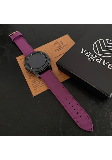 Vagave Samsung Uyumlu Active / Watch / Gear 20 Mm / 22 Mm Deri Kordon (497125572)