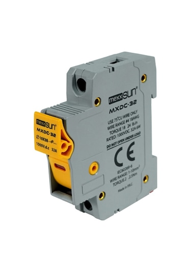 Dc Sigorta + Sigorta Yuvası 32a 1000v - 12 Adet